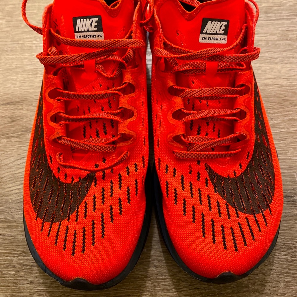 Nike Racing ZM Vaporfly 4% Size 5 Bright Crimson / Mango